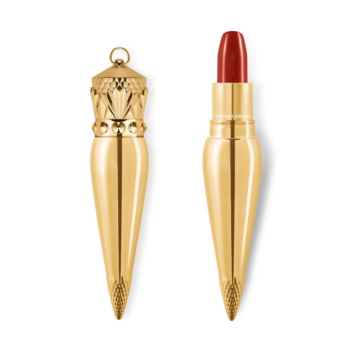 Christian Louboutin Rouge Louboutin Silky Satin – Satin lipstick – Brick Chick 515 - Beauty - front view